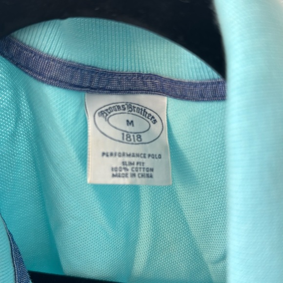 Brooks Brothers teal polo - Picture 2 of 2